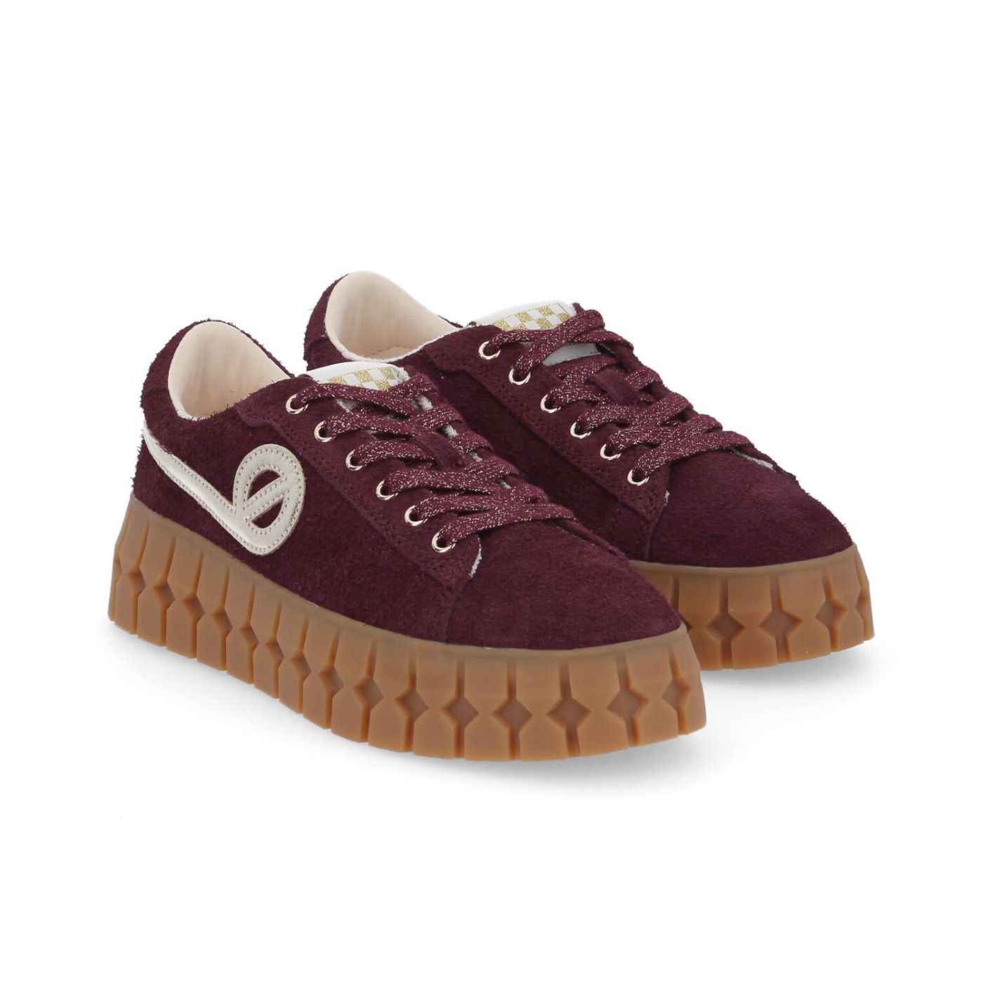 PLAY SNEAKER W  -  H.SUEDE/LOGO  - BORDEAUX